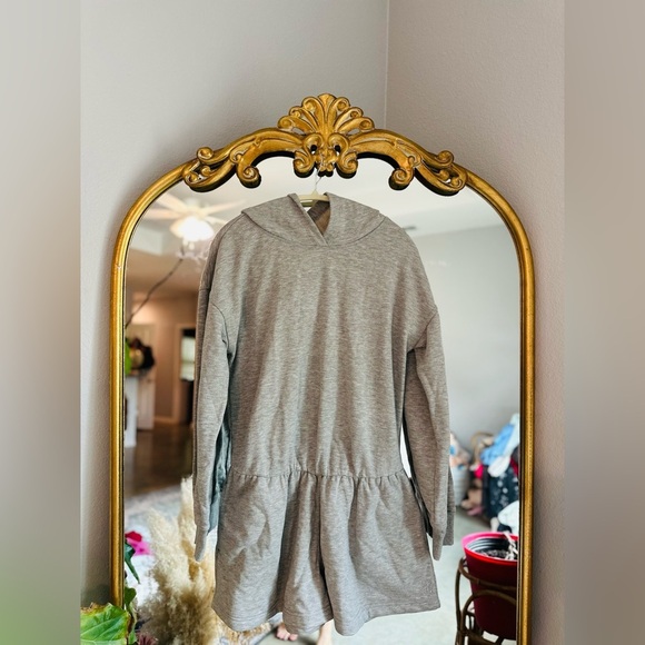 Free people movement gray such a flirt romper small nwot - Picture 3 of 4